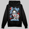University Blue Sneakers DopeSkill Hoodie Sweatshirt Living My Best Life Graphic Streetwear - black