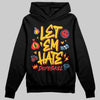 Yellow Sneakers DopeSkill Hoodie Sweatshirt Let 'em Hate Graphic Streetwear - black
