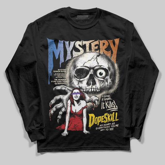 Jordan 17 Retro Low SP Infinite Archives DopeSkill Long Sleeve T-Shirt Mystery Ghostly Grasp Graphic Streetwear - black