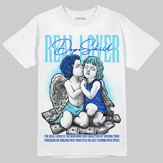 Dunk Low Argon DopeSkill T-Shirt Real Lover Graphic Streetwear - White