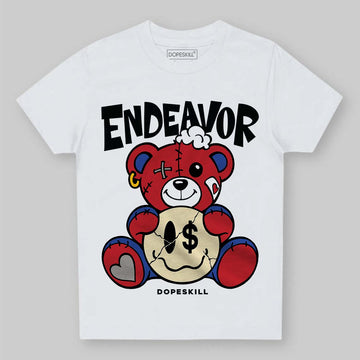 Jordan 4 “Rare Air” DopeSkill Toddler Kids T-shirt Endeavor Graphic Streetwear - White