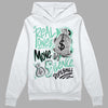 Jordan 3 "Green Glow" DopeSkill Hoodie Sweatshirt Real Ones Move In Silence Graphic Streetwear - White