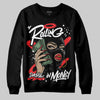 Dunk Low Panda White Black DopeSkill Sweatshirt Rolling in Money Graphic Streetwear - Black