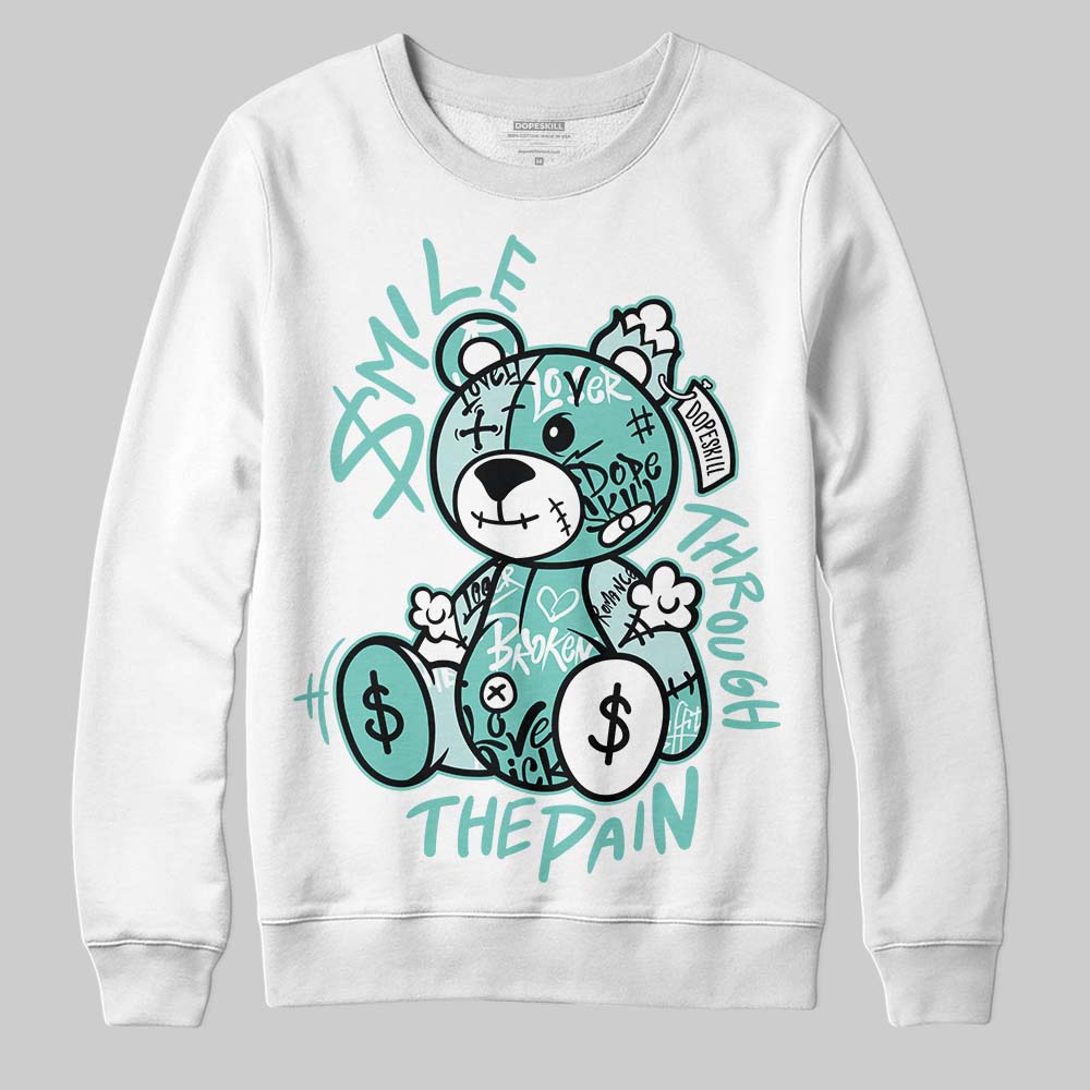 Jordan 11 Low "Igloo" DopeSkill Sweatshirt Smile Through The Pain Graphic Streetwear - White