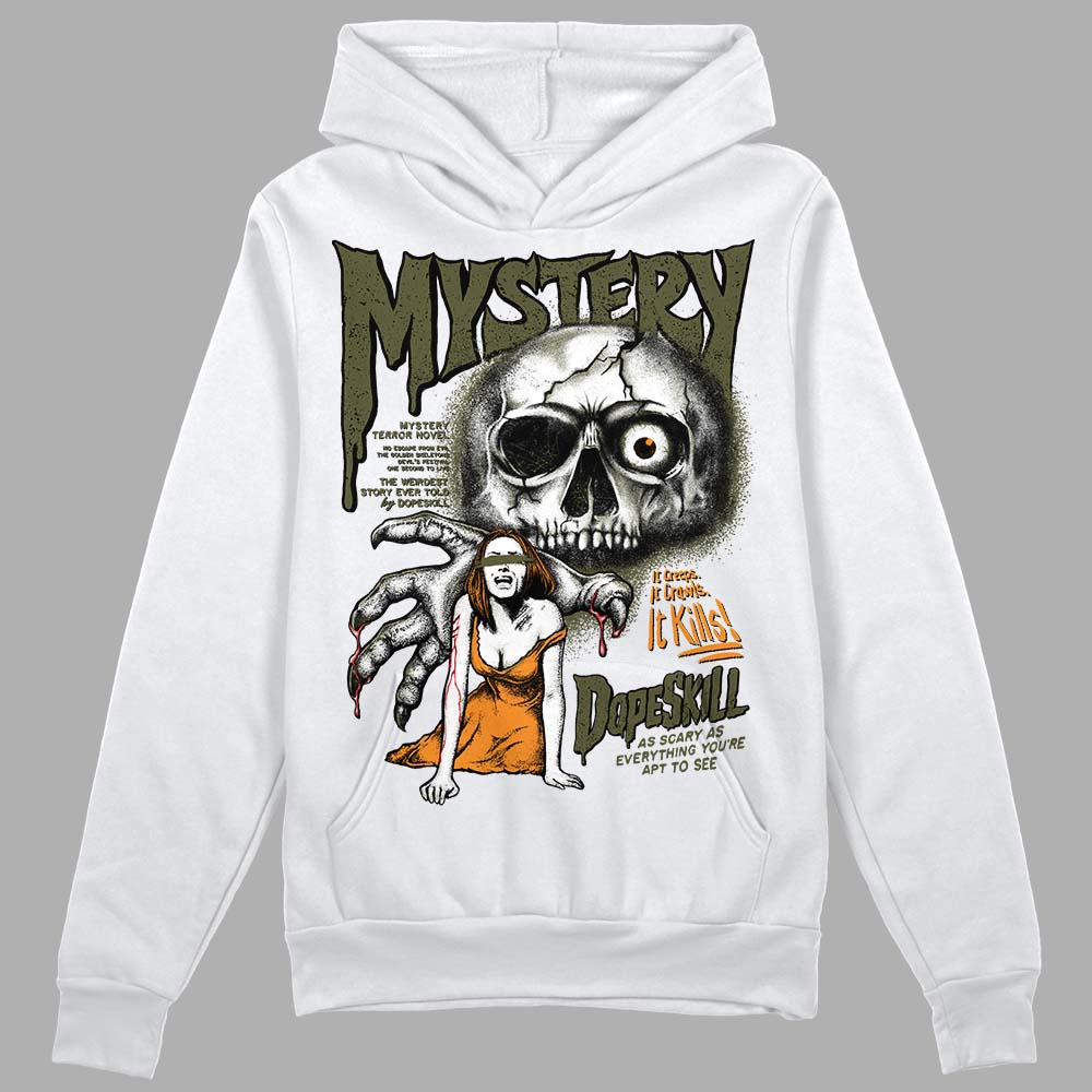 Jordan 5 "Olive" DopeSkill Hoodie Sweatshirt Mystery Ghostly Grasp Graphic Streetwear - White