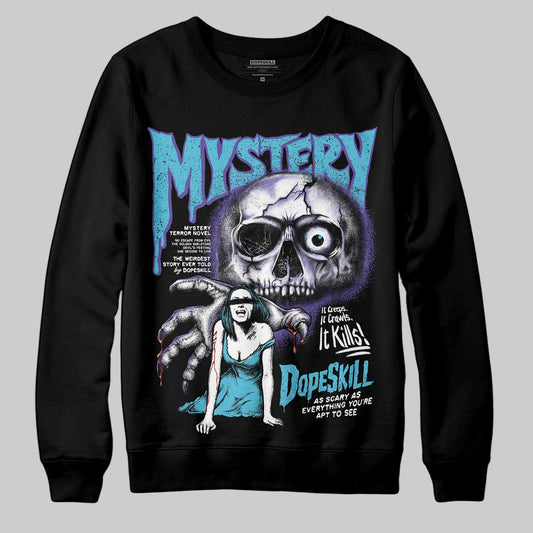 Jordan 8 Retro 'Aqua' 2025 DopeSkill Sweatshirt Mystery Ghostly Grasp Graphic Streetwear - Black