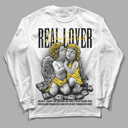 Jordan 4 Tour Yellow Thunder DopeSkill Long Sleeve T-Shirt Real Lover Graphic Streetwear - White