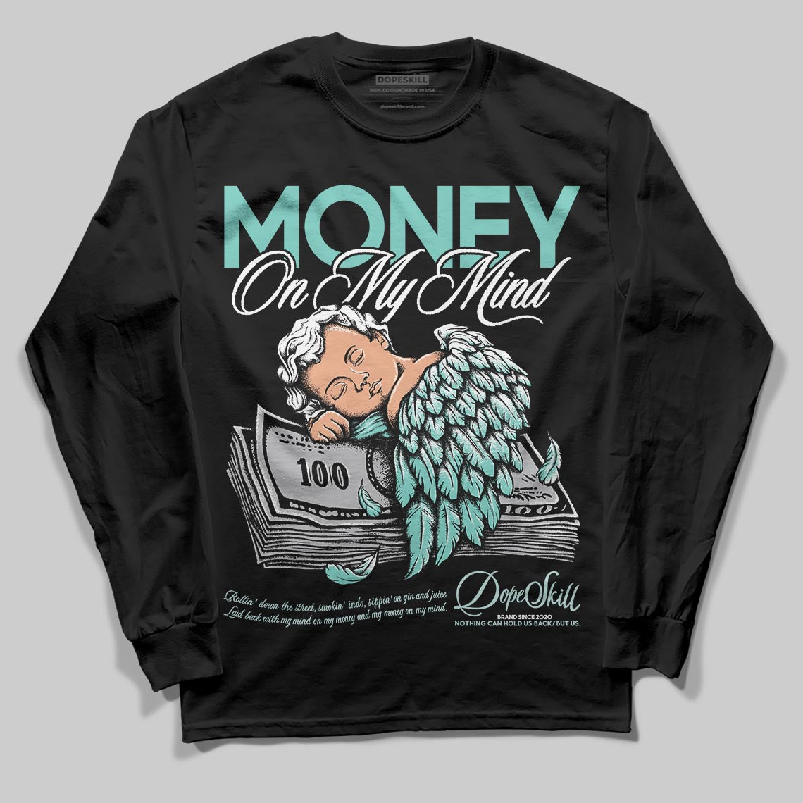 Jordan 11 Low "Igloo" DopeSkill Long Sleeve T-Shirt MOMM Graphic Streetwear - Black