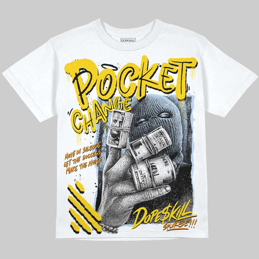 Jordan 6 “Yellow Ochre” DopeSkill Oversize Print T-Shirt Pocket Change Graphic Streetwear