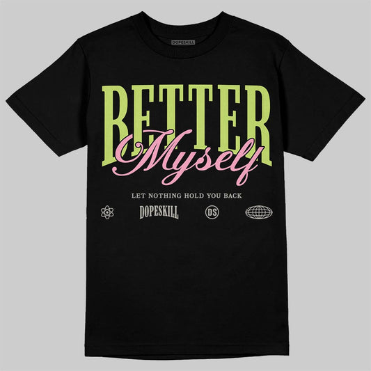 Chase B x Travis Scott x Jordan Jumpman Jack DopeSkill T-Shirt Better Myself Graphic Streetwear - Black