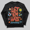 Red Sneakers DopeSkill Long Sleeve T-Shirt Let 'em Hate Graphic Streetwear - Black