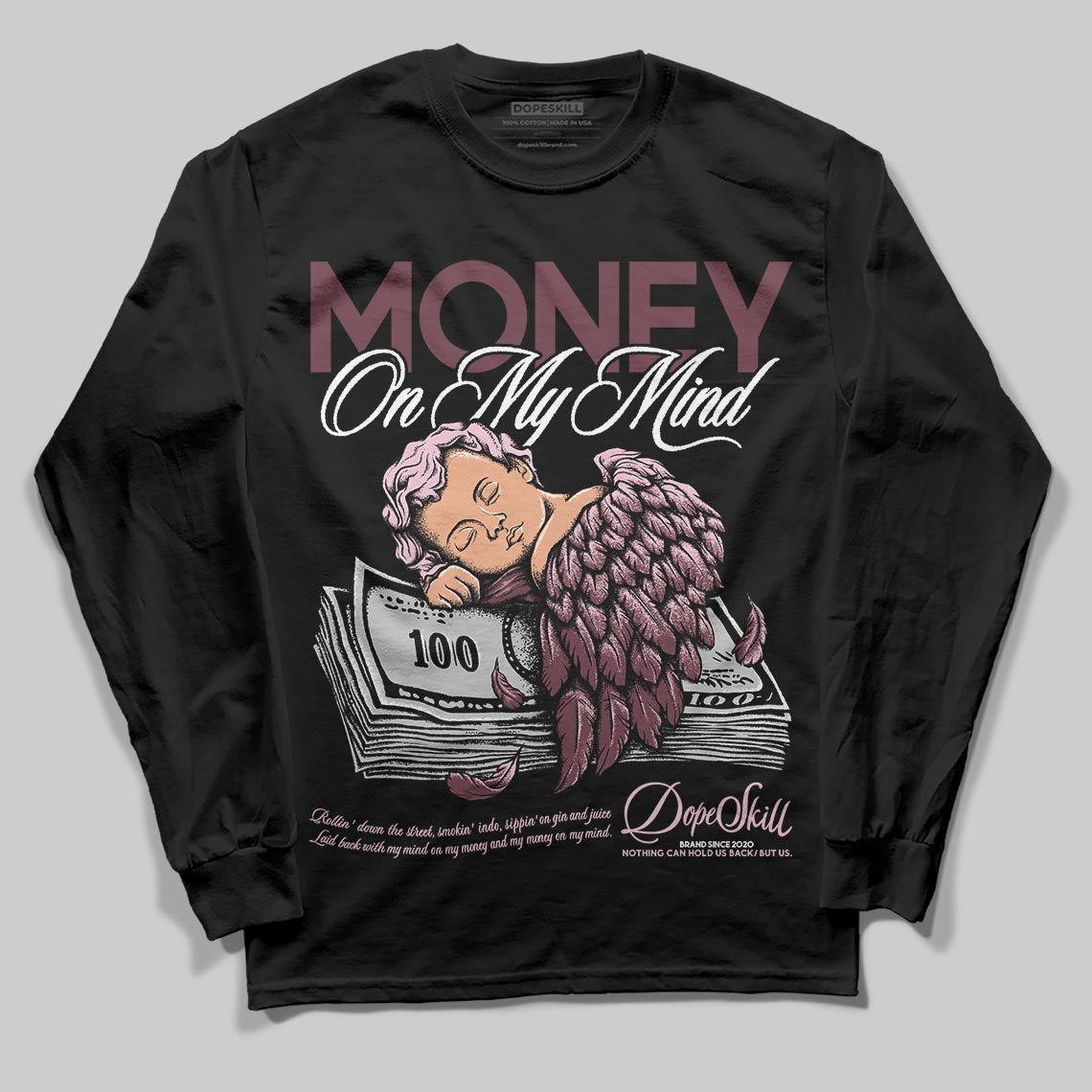 Asics Gel-Cumulus 16 "Port Royal" DopeSkill Long Sleeve T-Shirt MOMM Graphic Streetwear - Black
