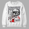 Grey Sneakers DopeSkill Sweatshirt Mystery Ghostly Grasp Graphic Streetwear - White