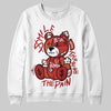 Nigel Sylvester x Air Jordan 4 ‘Brick by Brick’ DopeSkill Sweatshirt Smile Through The Pain Graphic Streetwear - White