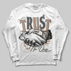 Jordan 4 Retro Cozy Girl DopeSkill Long Sleeve T-Shirt Trust No One Graphic Streetwear - White