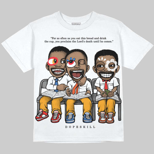 Jordan 12 Retro Black Taxi DopeSkill Oversize Print T-Shirt First Sunday Graphic Streetwear