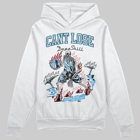 Jordan 11 Retro Legend Blue DopeSkill Hoodie Sweatshirt Cant Lose Graphic Streetwear - White