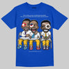 Royal Blue Sneakers DopeSkill T-Shirt First Sunday Graphic Streetwear - Royal