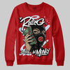Jordan 11 Retro Cherry DopeSkill Sweatshirt Rolling in Money Graphic Streetwear - Red