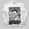 Jordan 4 Retro Cave Stone DopeSkill Long Sleeve T-Shirt Sorry I've Been Trappin Graphic Streetwear - White