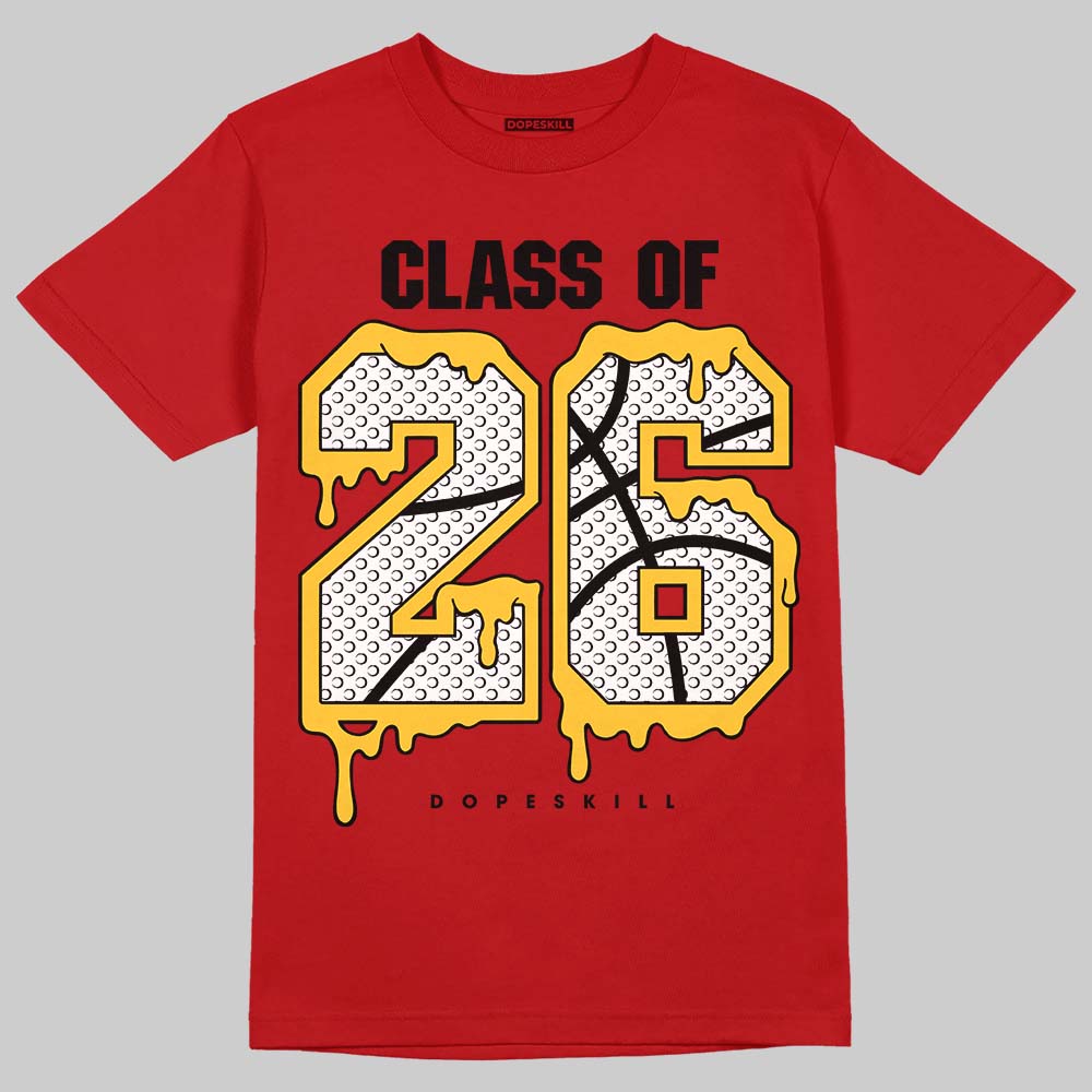 Jordan 14 Retro Ferrari (2025) DopeSkill T-Shirt 26 Drip Graphic Streetwear - Red