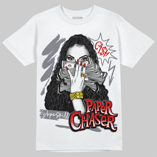Jordan 9 Retro Fire Red DopeSkill T-Shirt NPC Graphic Streetwear - White