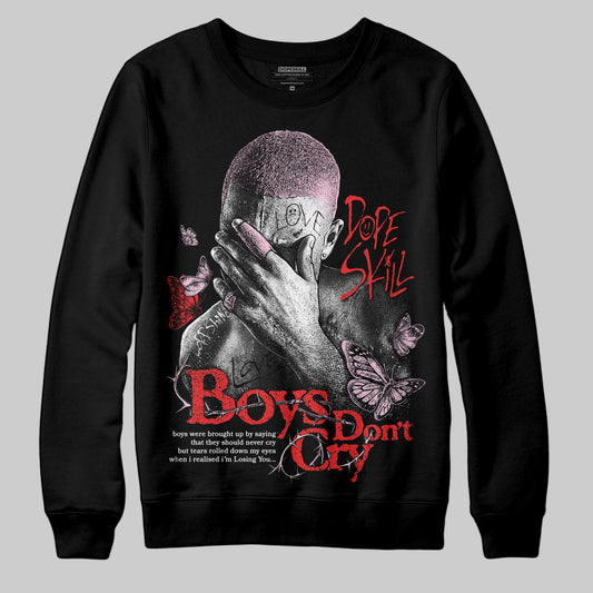 Awake NY x Air Jordan 5 Arctic Pink DopeSkill Sweatshirt Boys Don't Cry Graphic Streetwear - black