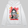Red Sneakers DopeSkill Hoodie Sweatshirt Living My Best Life Graphic Streetwear - White