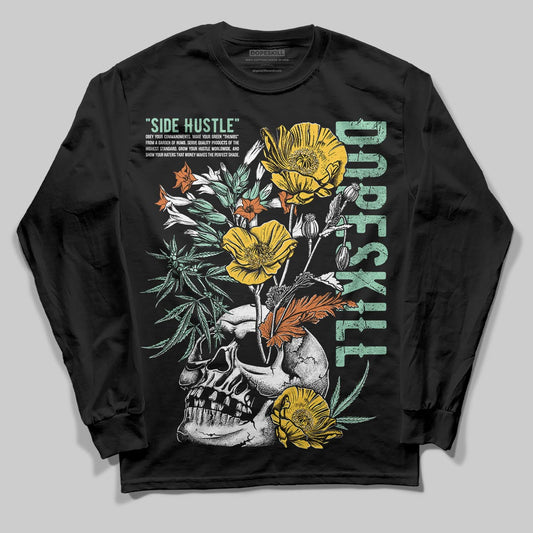 SB Dunk Low Rodeo Tourmaline DopeSkill Long Sleeve T-Shirt Side Hustle Graphic Streetwear - Black