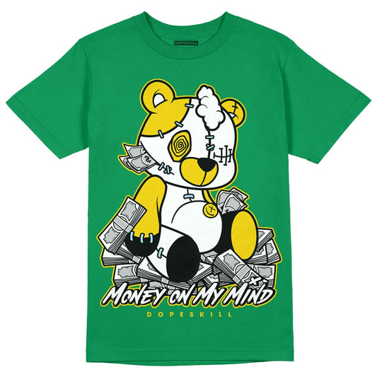 Jordan 5 “Lucky Green” DopeSkill Green T-shirt MOMM Bear Graphic Streetwear 
