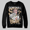 Nike Air Force 1 Low Canvas “Linen” DopeSkill Sweatshirt Stay It Busy Graphic Streetwear - Black