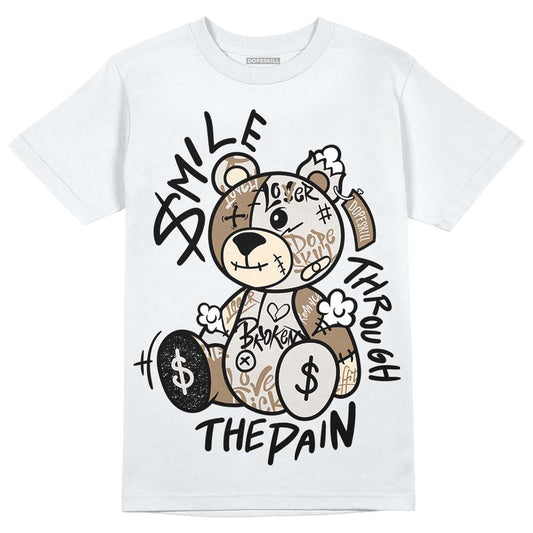 Jordan 5 SE “Sail” DopeSkill T-Shirt Smile Through The Pain Graphic Streetwear - White 