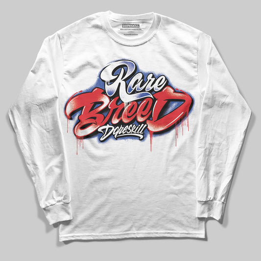 Jordan 3 “Seoul 2.0” DopeSkill Long Sleeve T-Shirt Rare Breed Type Graphic Streetwear - White