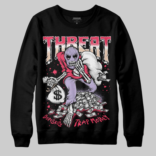 Jordan 5 Low “Peanut Butter Jelly” DopeSkill Sweatshirt Threat Graphic Streetwear - Black