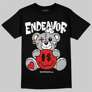 Black and White Sneakers DopeSkill T-Shirt Endeavor Graphic Streetwear - Black