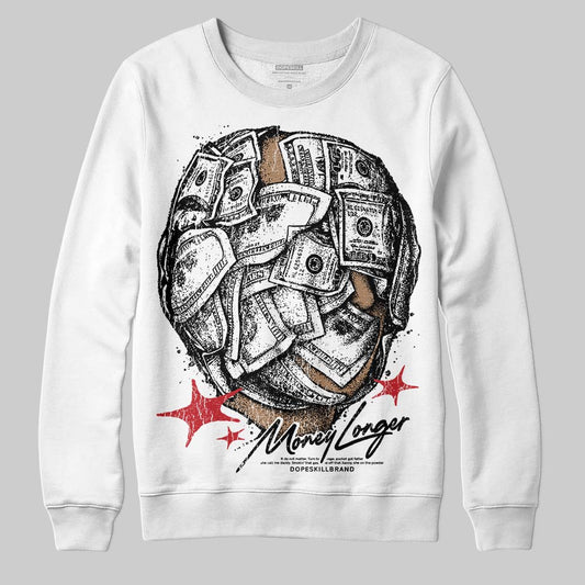 Jordan 11 Retro Low Bred (2025) DopeSkill Sweatshirt Money Longer Graphic Streetwear - White