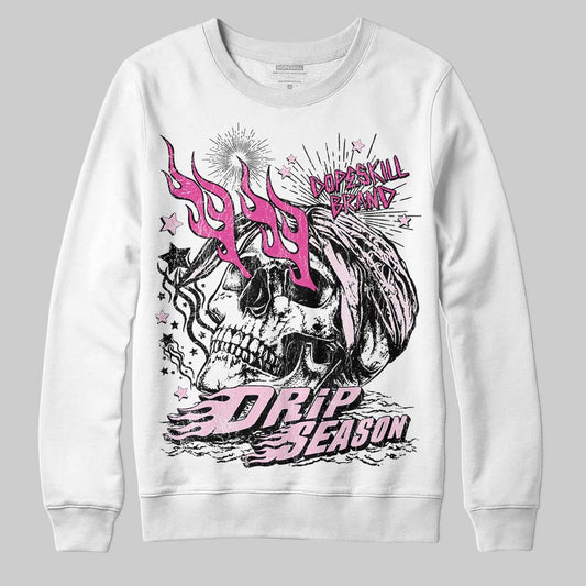 ‘Dunk Low GS 'Triple Pink'DopeSkill Sweatshirt Drip Season Graphic Streetwear - White