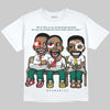 Jordan 4 Retro Oxidized Green DopeSkill Oversize Print T-Shirt First Sunday Graphic Streetwear
