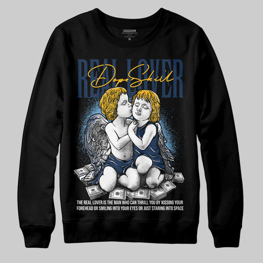 Jordan 4 Retro ‘Dunk From Above’ DopeSkill Sweatshirt Real Lover Graphic Streetwear - Black