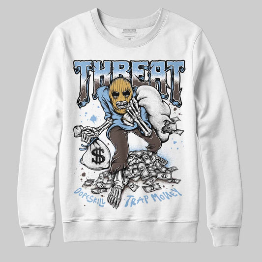 Adidas Handball Spezial ‘Light Blue’ DopeSkill Sweatshirt Threat Graphic Streetwear - WHite