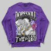 Jordan 5 OG “Grape” DopeSkill Long Sleeve T-Shirt Sorry I've Been Trappin Graphic Streetwear - Purple