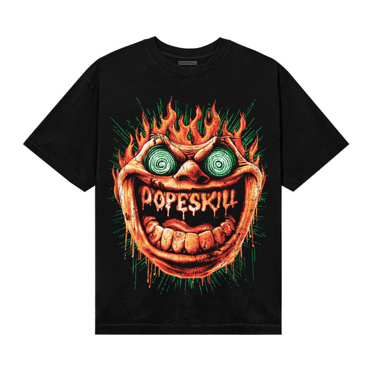 Black and White Sneakers DopeSkill T-Shirt Hellfire Graphic Streetwear - black