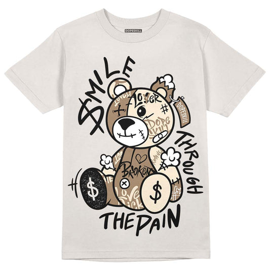 Jordan 5 SE “Sail” DopeSkill Sand T-shirt Smile Through The Pain Graphic Streetwear