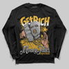 Jordan 5 'Tokyo' DopeSkill Long Sleeve T-Shirt Get Rich Graphic Streetwear - Black