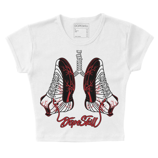 Red Taxi 12s DopeSkill Women's Crop Top Breathe Graphic