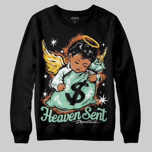 SB Dunk Low Rodeo Tourmaline DopeSkill Sweatshirt Heaven Sent Graphic Streetwear - black
