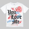 Jordan 11 Retro Cherry DopeSkill Oversize Print T-Shirt You’re Lost Without Me Graphic Streetwear