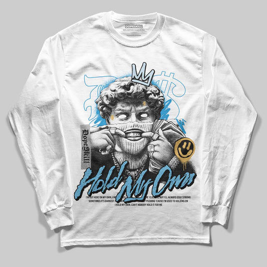 Jordan 4 Denim “Worn Blue” DopeSkill Long Sleeve T-Shirt In My Way Graphic Streetwear - White