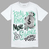 Jordan 3 "Green Glow" DopeSkill T-Shirt Real Ones Move In Silence Graphic Streetwear - White