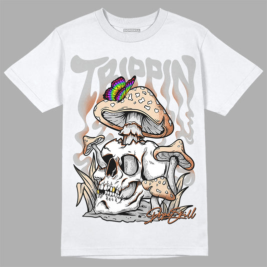 Jordan 3 Craft “Ivory” DopeSkill T-Shirt Trippin Graphic Streetwear - White 
